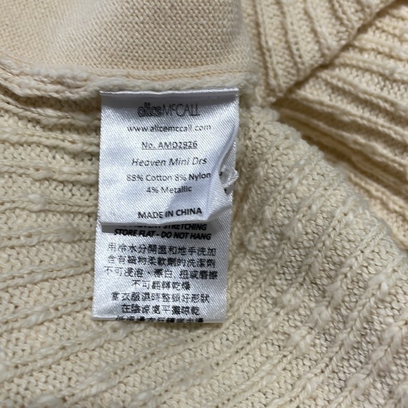 Alice McCall Heaven Help Knit Mini Dress Size 4 - Picture 9 of 9